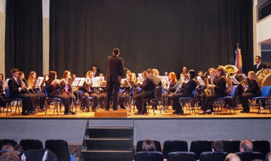 bandas en el auditorio