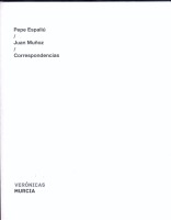 Pepe Espali / Juan Muoz / Correspondencias 